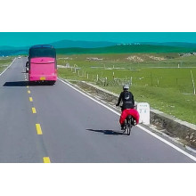 The cycling of northest Qinghai Lake