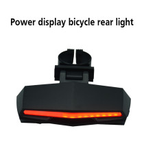 Wireless remote control night cycling USB rechargeable bicycle light