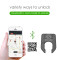 Free App 4 modes 6000mAh battery GPS tracker electric lock anti-theft bike lock with bluetooth