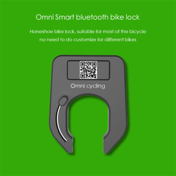 APP display bluetooth + scan QR code unlock GPS real-time position bicycle lock with 8000mAh battery