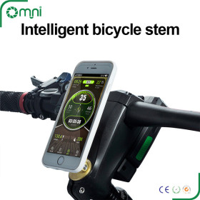 Innovative gps bike computer omni  2-in-1 anti-theft intelligent bicycle stem
