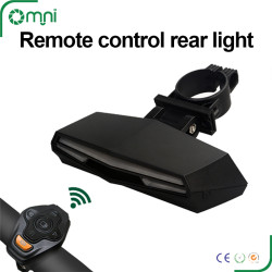 USB rechargeable laser beam led bicycle tail light