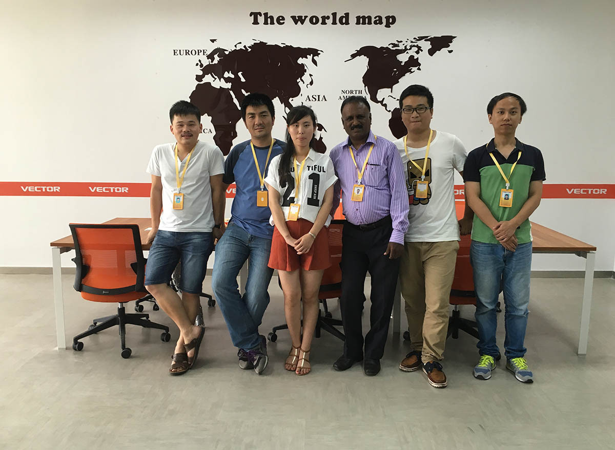 Mr. Thiruvengadam Jayaram report to Vector Magnet HQ in Hangzhou.