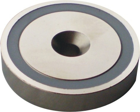 A-Series----Pot Magnets with Countersunk Borehole