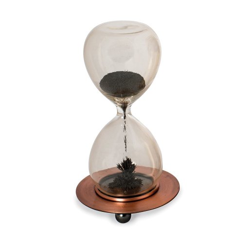 30 seconds hourglass magnetic sand timer with metal base