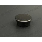 Memo Magnet Black round with plastic housing