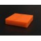 Memo Magnet Ferrite Square Orange with plastic housing