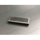Memo Magnet Ferrite Rectangular Black with plastic housing