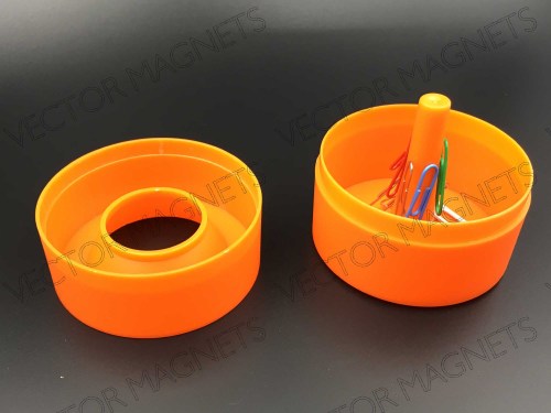Paper clip dispenser Orange