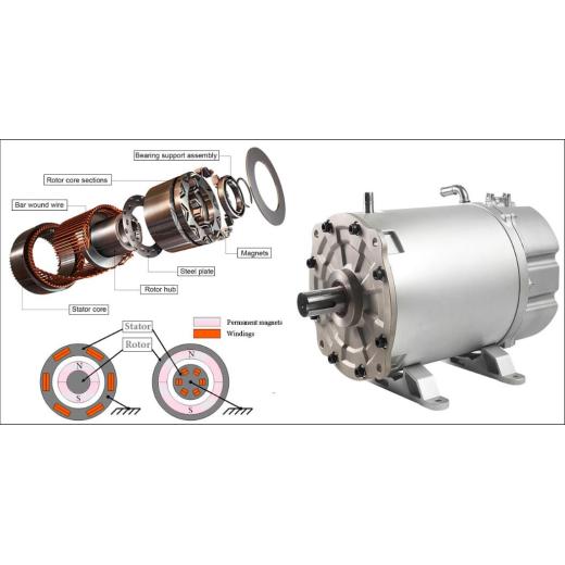 Permanent magnet selection in magnetic driving motors