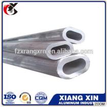 wholesale 23mm diameter thin flat oval extrude 7068 aluminum tube