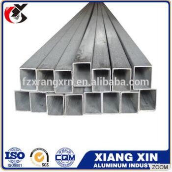 thin wall anodized aluminum rectangular pipe extrusion manufacture