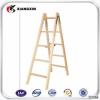 hot sale indoor kitchen strong wood step ladder for lidl