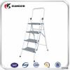 warehouse manufacture height adjustment movable 3 steps narrow iron ladder