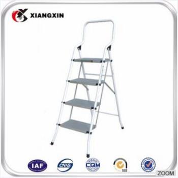 warehouse manufacture height adjustment movable 3 steps narrow iron ladder