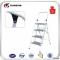 wheelbarrow foldable easy store 4 metal step ladder with handle