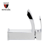 Polished chrome single handle wash hand basin mixer taps