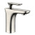 Square design chrome single lever basin mixer tap