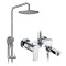 Modern OEM single handle brass bathroom shower faucet sets