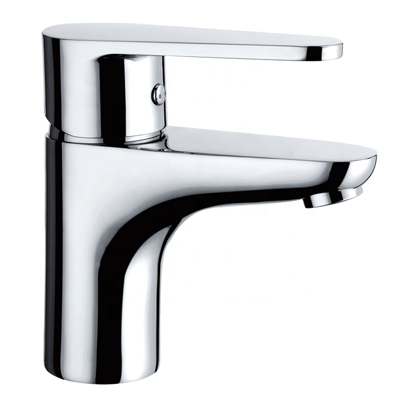 Single handle deck moun chrome bathroom vanity faucet for OEM