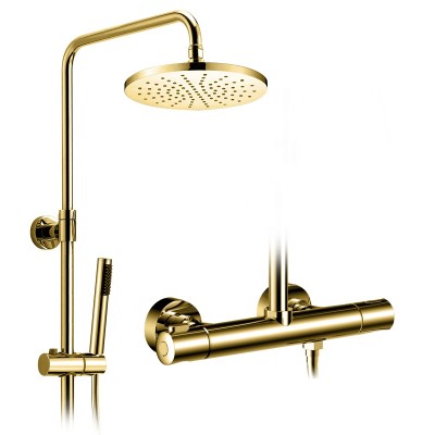 Modern bathroom brass thermostatic shower mixer for OEM