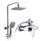 Solid brass exposed bath shower set for bathroom