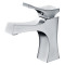 UPC single handle chrome brass bathroom vanity faucet