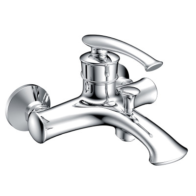 Contemporary exposed single handle mixer shower taps