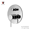 2-function wall mounted brass bathroom shower diverter valve