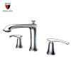 2-handle 3-hole bathroom tub faucets in polished chrome