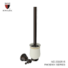 Modern wall hanging toilet brush holder in oil rubbed bronze