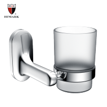 Bathroom accessories single toothbrush holder in chrome