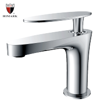 Bathroom brass single handle basin faucet