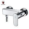 Single hanlde bath and shower mixer taps in chrome