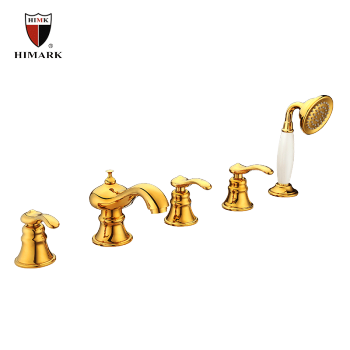 5 Holde roman bathtub faucet in gold plated