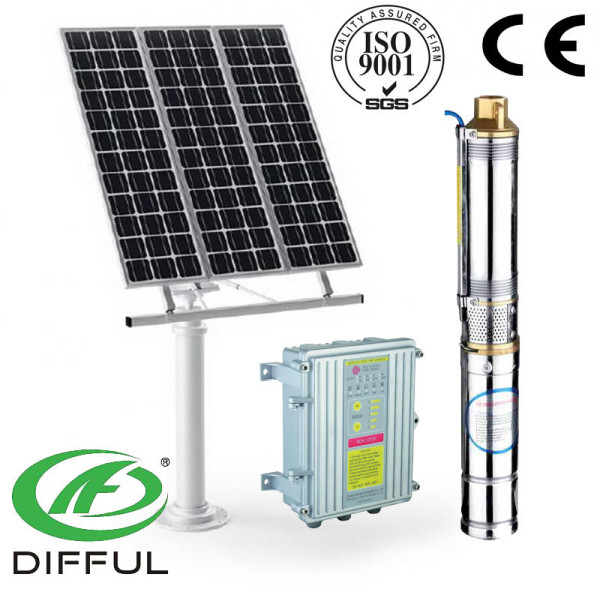 THE SMALLEST AND THE MOST ADVANTAGE SOLAR WELL PUMP