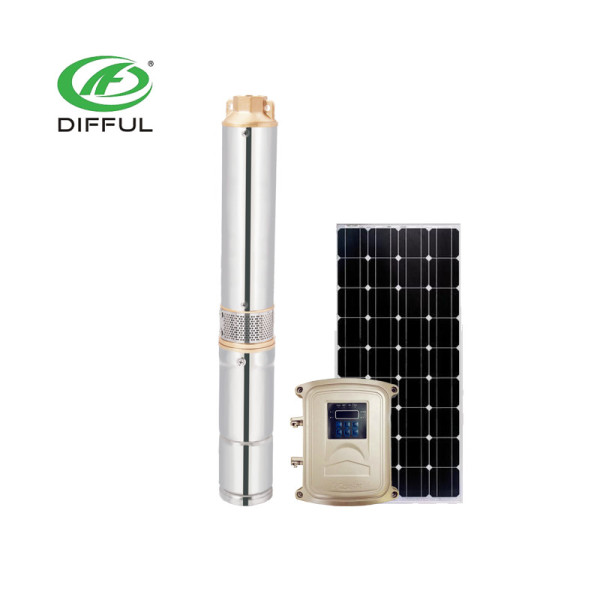 厂家直销24V/48V水泵 3寸太阳能直流水泵 变频水泵 太阳能灌溉潜水泵 农用太阳泵