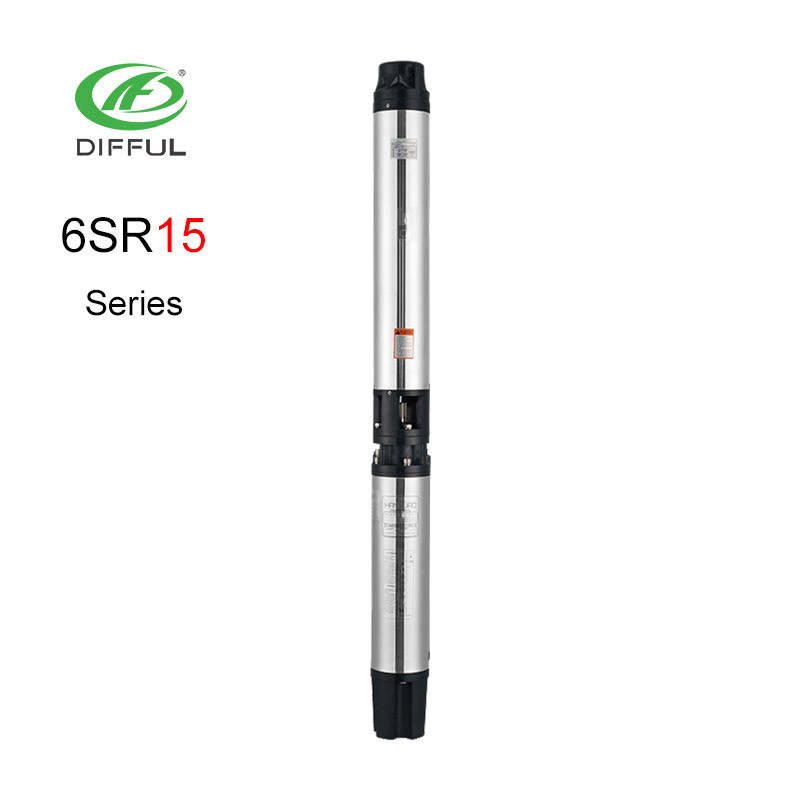 Sonnewelt Pompe De Puits Profond 370 W - 4000 L/h, Acier Inox, Câble 20 M, Hauteur Max 34 M, Pression 3,4 Bar - Idéale Irrigation Et Maison