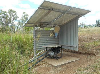 تطبيق مضخة المياه بالطاقة الشمسية