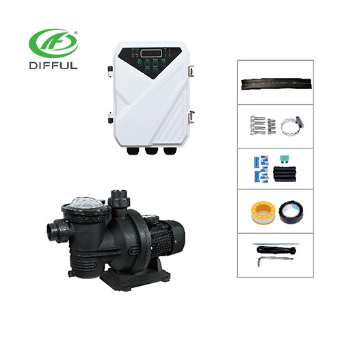 500W swimming pool solar pump pool heater sand filter pool price | DC SOLAR  POOL PUMP | DIFFUL