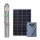 مضخة غاطسة هجينة تعمل بالطاقة الشمسية بدون فرش 3 بوصة مع مضخة بلاستيكية تعمل بالطاقة الشمسية