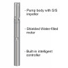 500W AC/DC Solar water-filled motor deep well pump Shielded solar power water pump solar submersible pump price list