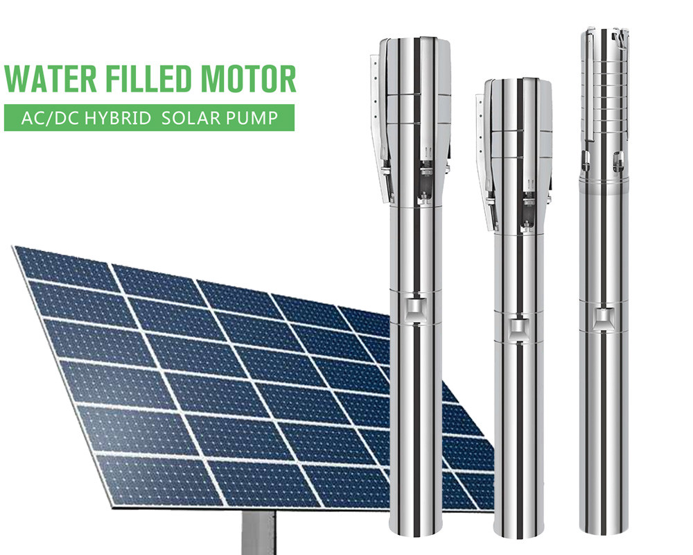 DIFFUL SOLAR PUMP - - New product shielded water filled motor solar pump goes online