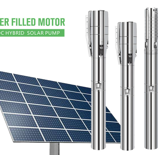 DIFFUL SOLAR PUMP - - New product shielded water filled motor solar pump goes online