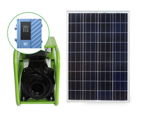 AC/DC high-power surface pump with solar power