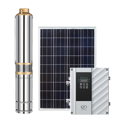 مضخة الطاقة الشمسية منفذ المصنع مضخة غاطسة بالطاقة الشمسية مع المكره البلاستيكية 4 بوصة مضخة تعمل بالطاقة الشمسية للري