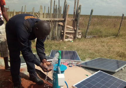 Africa  Kenya | 4 Inch DC Brushless Solar Submersible Pump With S/s Impeller Application Reference