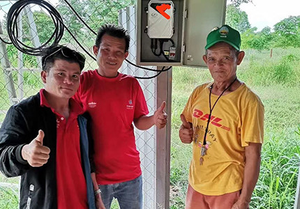 Asia Laos | Submersible Pumping System 3 Inch DC Brushless Solar Pump With Plastic Impeller