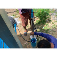 Asia Thailand | Submersible Pumping System 3 Inch DC Brushless Solar Submersible Pump With Plastic Impeller