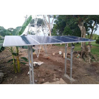 America Colombia | Solar Submersible Irrigation System 3 Inch DC Brushless Solar Pump With Plastic Impeller